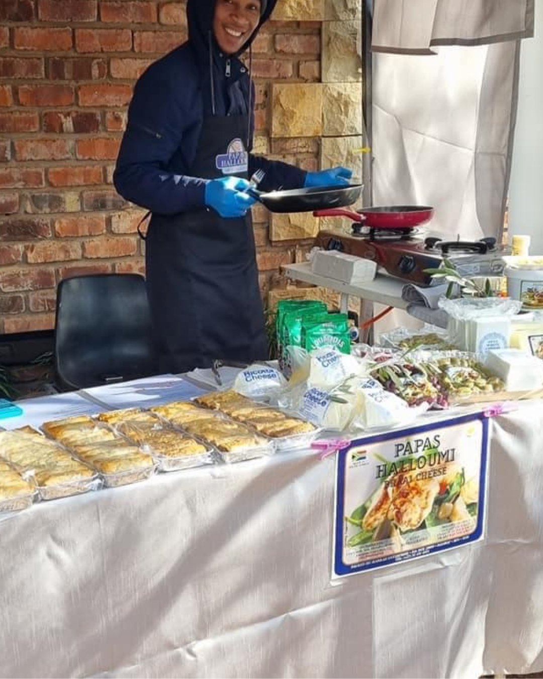 Traditional Papas Halloumi South Africa handmade with authentic Cypriot methods.